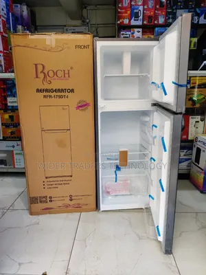 *Roch 138l Double Door Fridge