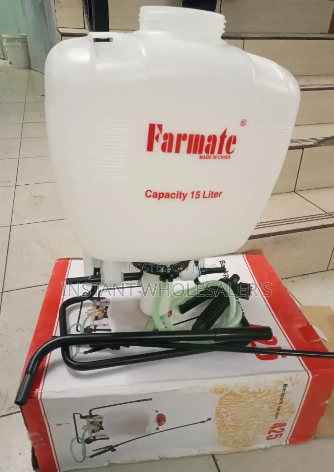 Farmate 15 Litres Power Knapsack Sprayer