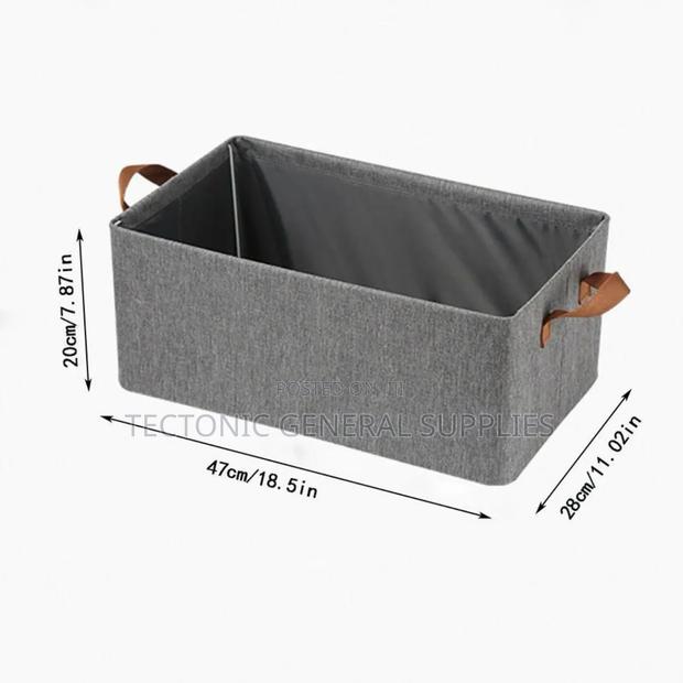 *Foldable Multipurpose Hard Fabric Clothes/Closet Organizer - thumbnail 3