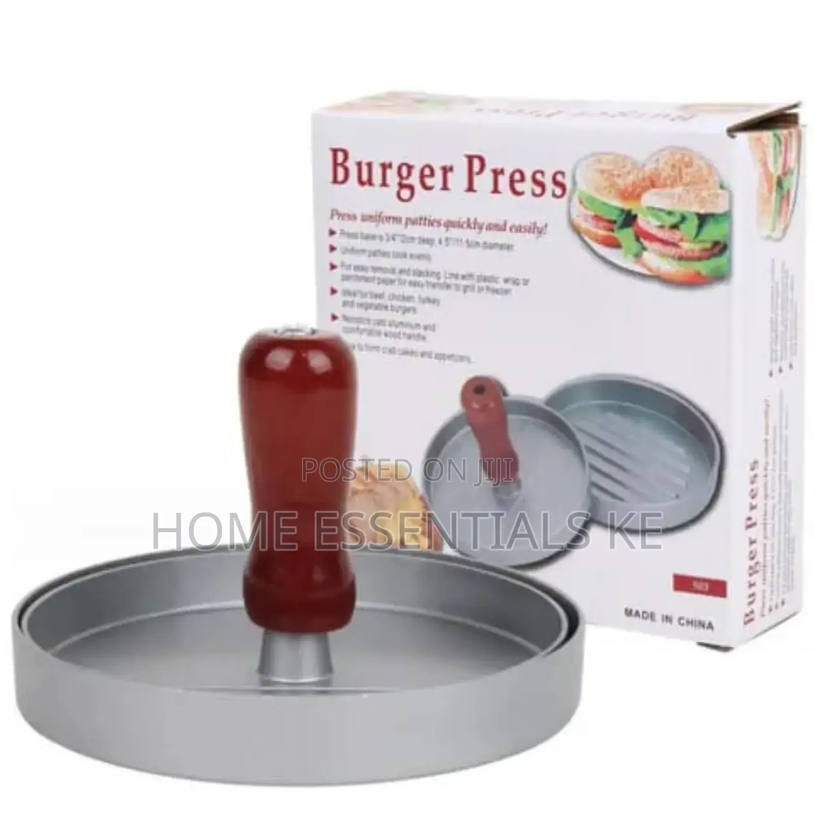 *Non Stick Aluminium Burger Press