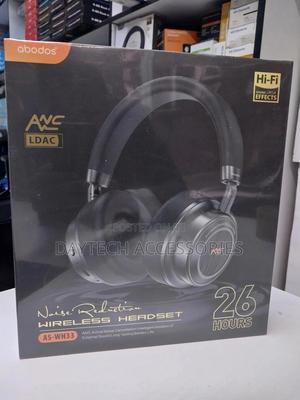 Abodos Wireless Headphone - As-Wh33 - Black - thumbnail 2