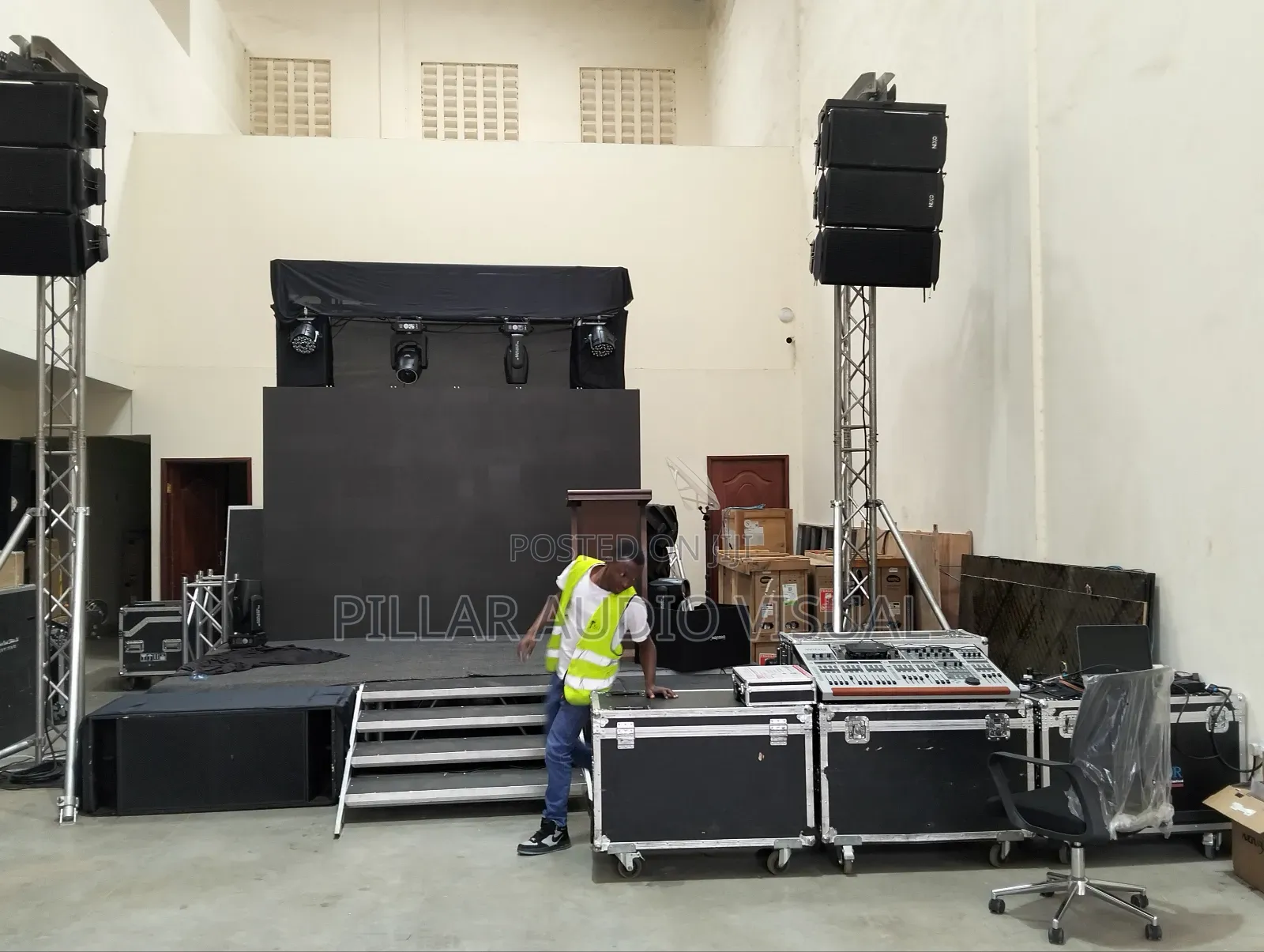 Public Address, Line Ray Set Up for Hire, Rentals