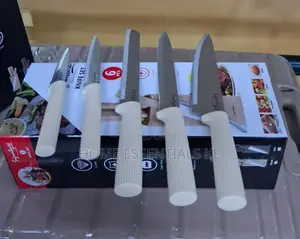 *6pcs High Quality Knives Set- Grey Beige