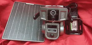Night Vision Solar Triple-Lens Linkage Camera With Audio