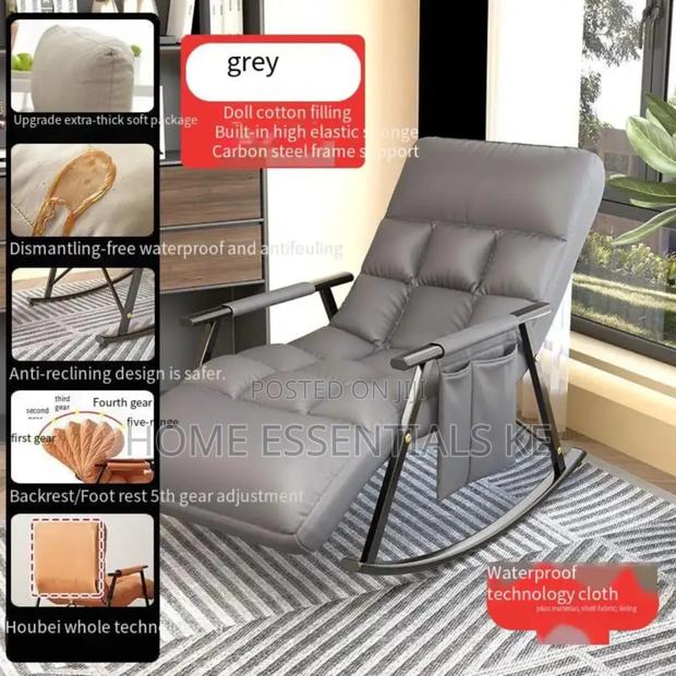 *Cushioned Swinging/Rocking Chair - thumbnail 2