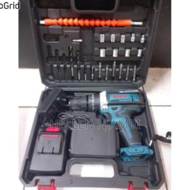 Bosch Cordless 48v Drill With 2 Battery, Rechargeable - main view