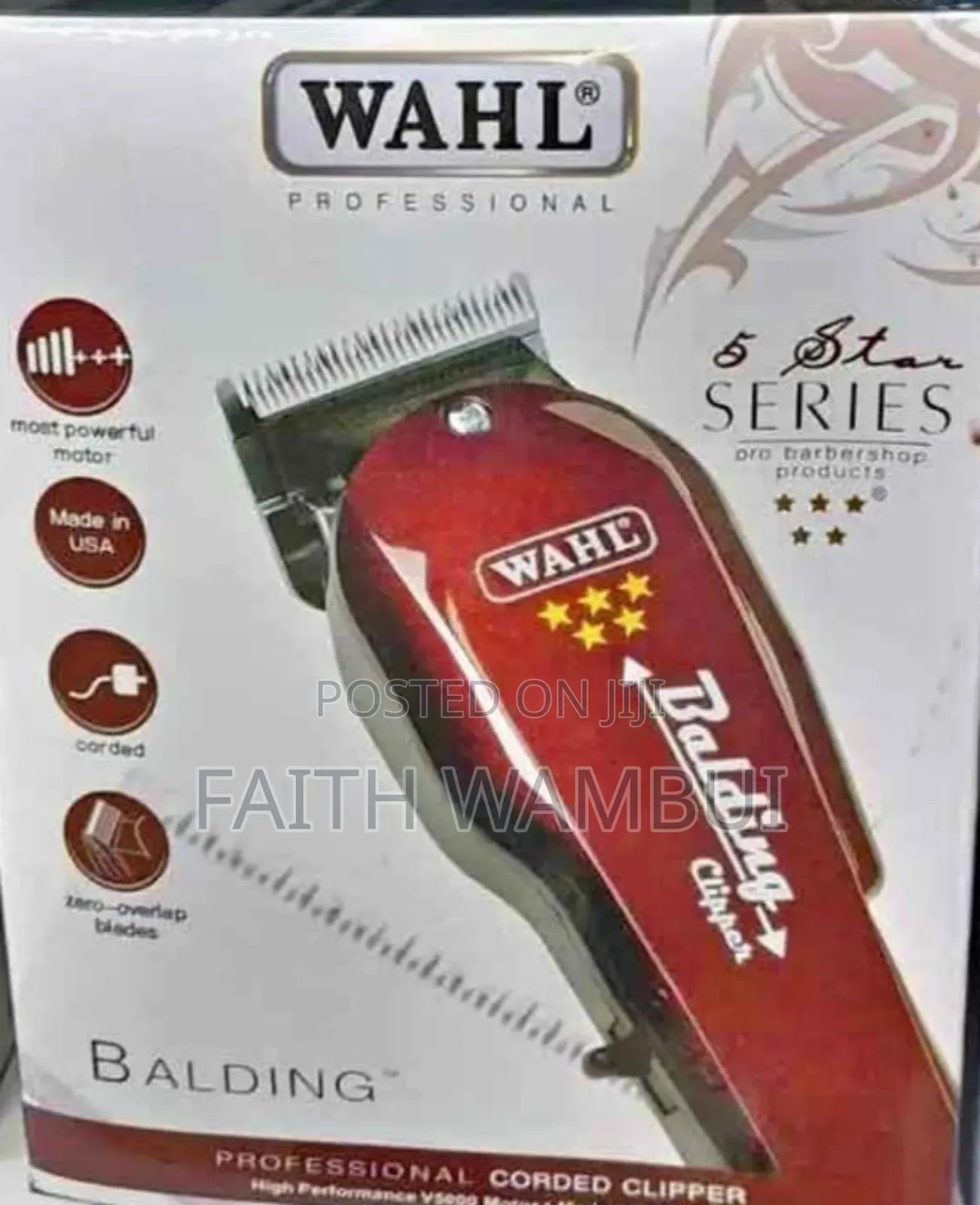 Professional Wahl Balding Machine/Wahl Balding