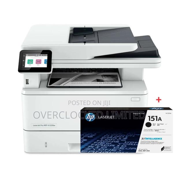 Hp Laserjet Pro Mfp 4103fdw Printer - main view