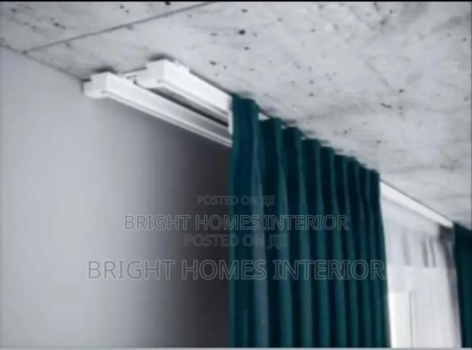 Straight Track Curtain Rail Aluminum Material Available