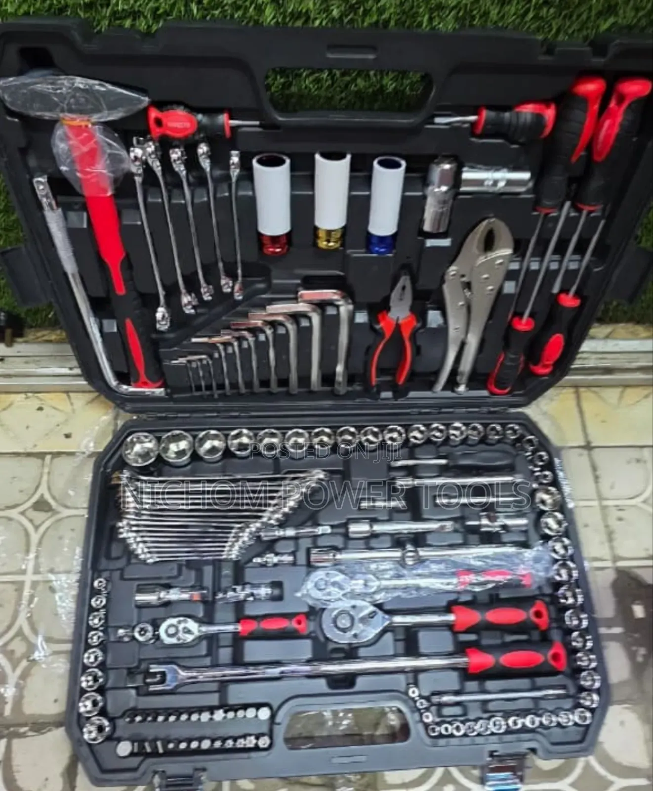 142pcs Mechanical Tool Box/Chrome Vanadium Mechanical Toolset