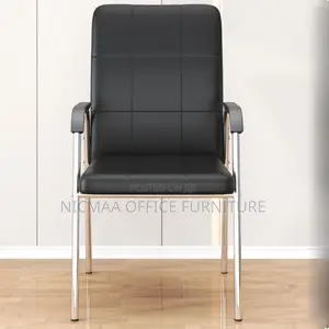 Black Leather Executive Conference Office Seat