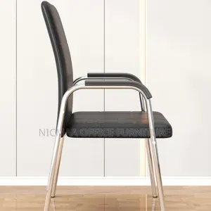 Black Leather Executive Conference Office Seat