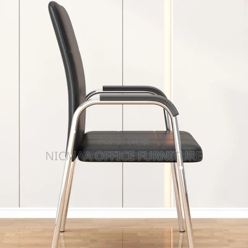 Black Leather Executive Conference Office Seat
