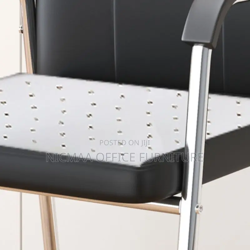 Black Leather Executive Conference Office Seat