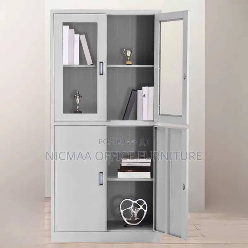 White Metallic Filling Cabinet