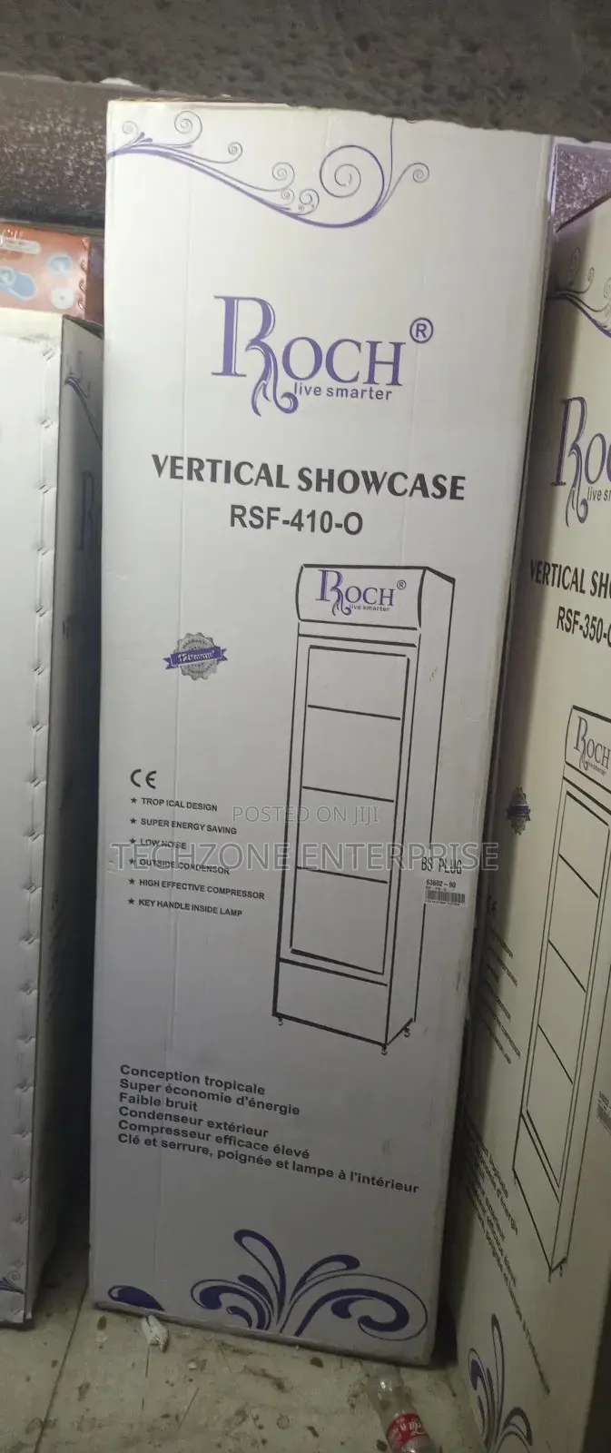 Roch 329l Showcase Chiller RSF-410-O With Lock Keys 
