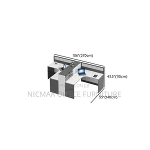Curved 2-Way Workstation