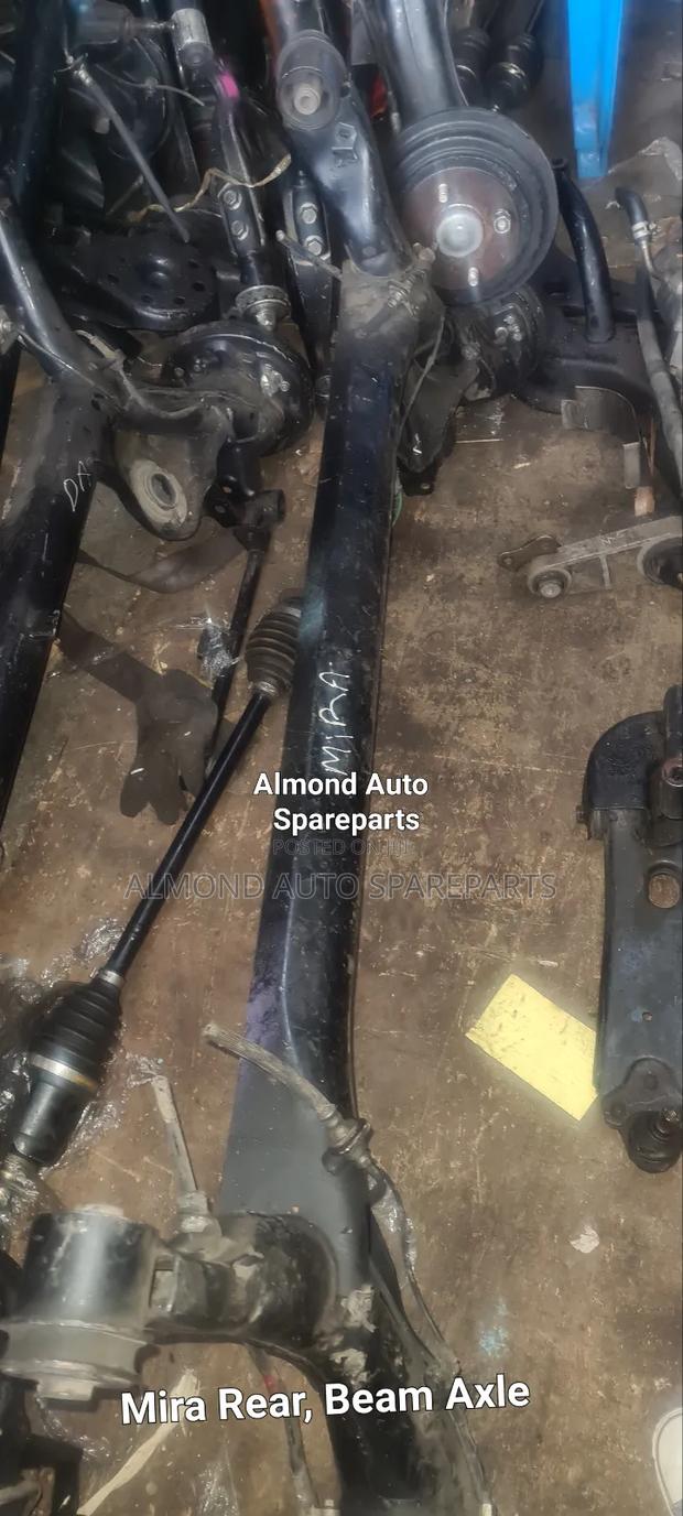 Complete Mira New Rear Axle, Beam