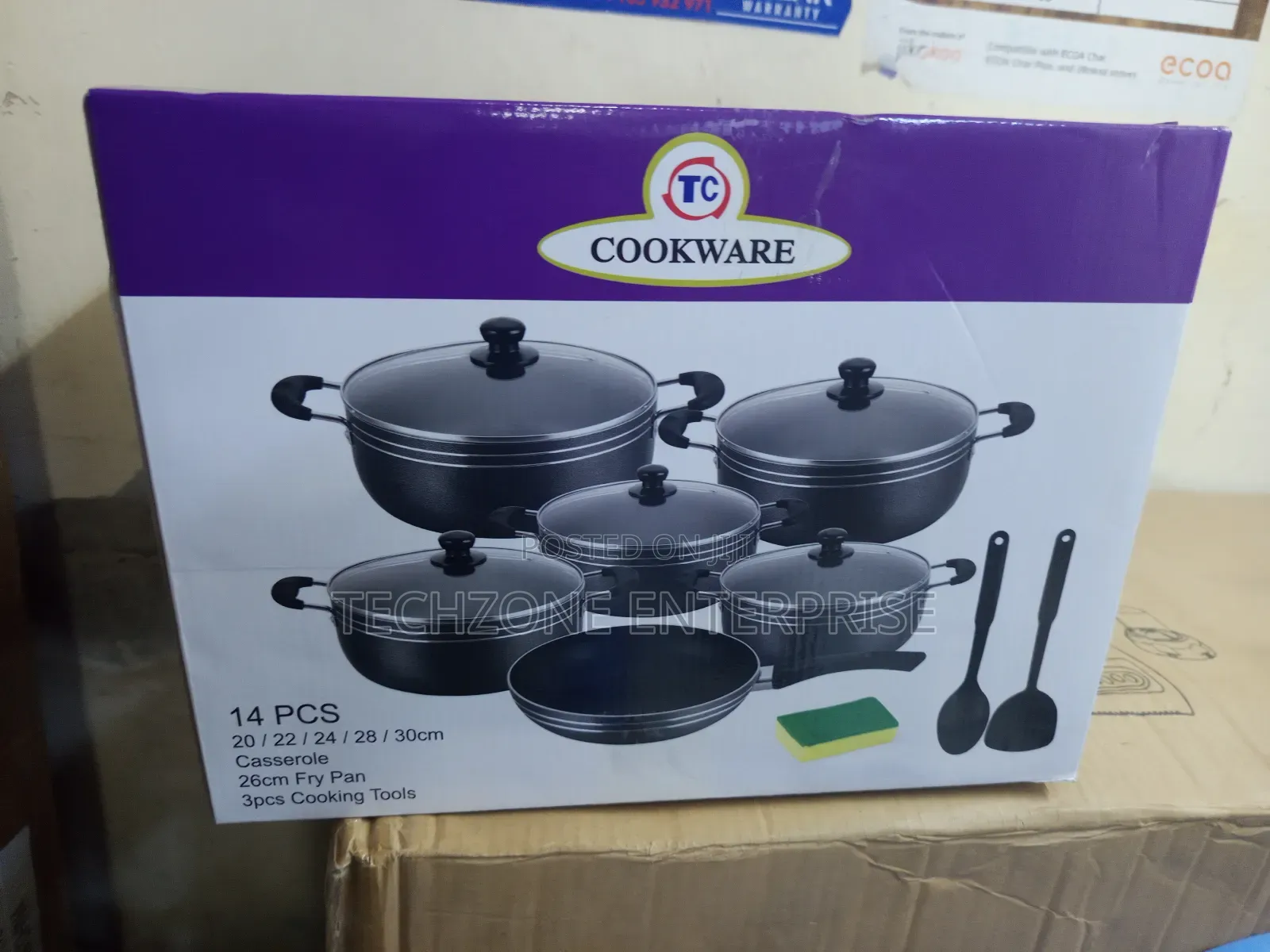 Tc 14pcs Heavy Duty Non-Stick Cookware Sets 