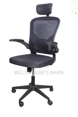 Office Chair With Smooth-Roll Casters and Adjustable Headrest