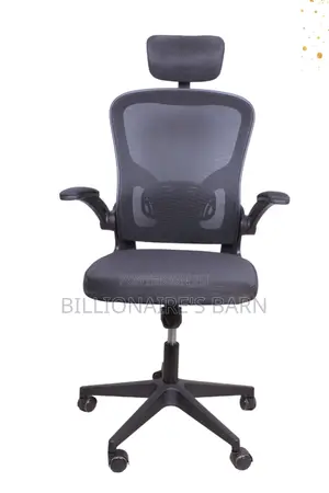 Office Chair With Smooth-Roll Casters and Adjustable Headrest