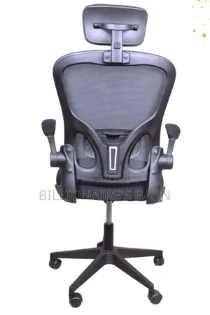 Office Chair With Smooth-Roll Casters and Adjustable Headrest