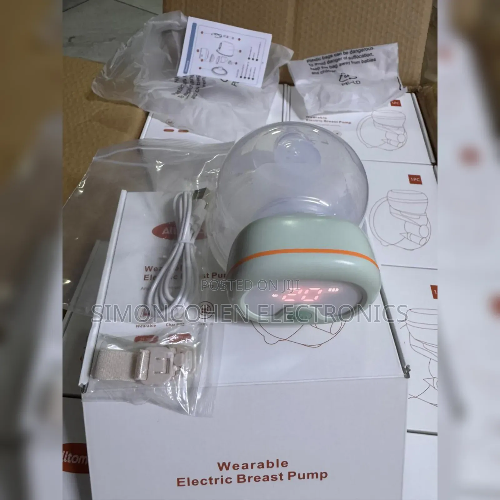 Wearable And Rechargeable Electric Breast Pump