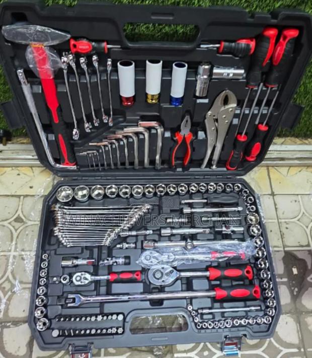 Comprehensive Mechanic's Socket and Hand Tool Kit 142pcs - thumbnail 2