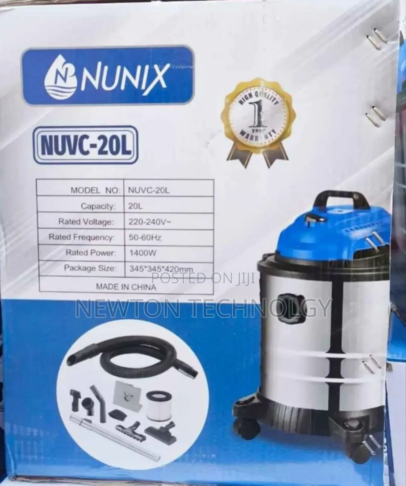 Nunix 20litres Vacuum Cleaner