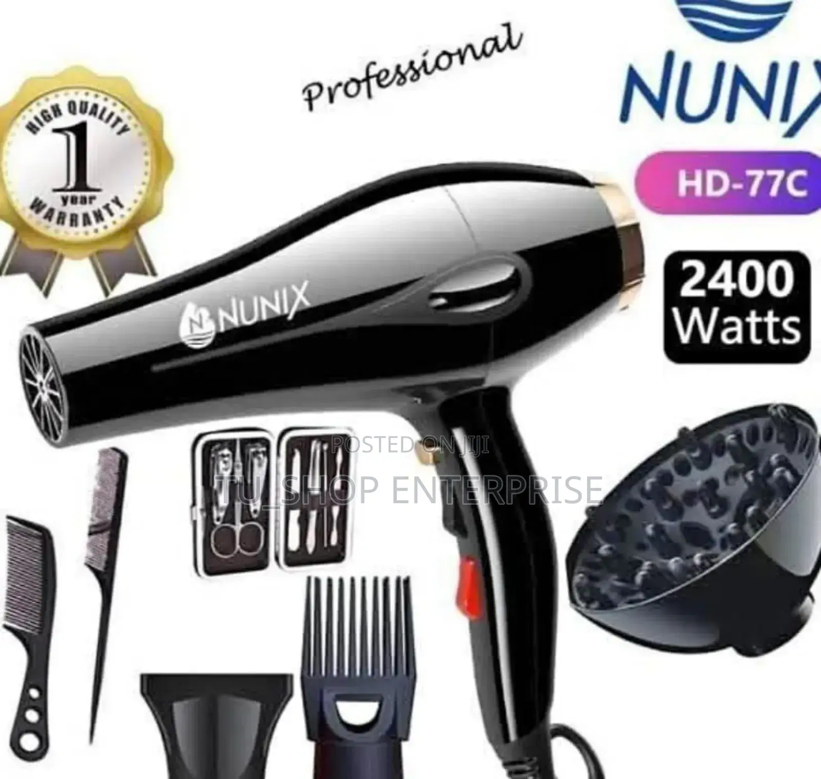 Nunix Hd-77c Commercial Hair Dryer