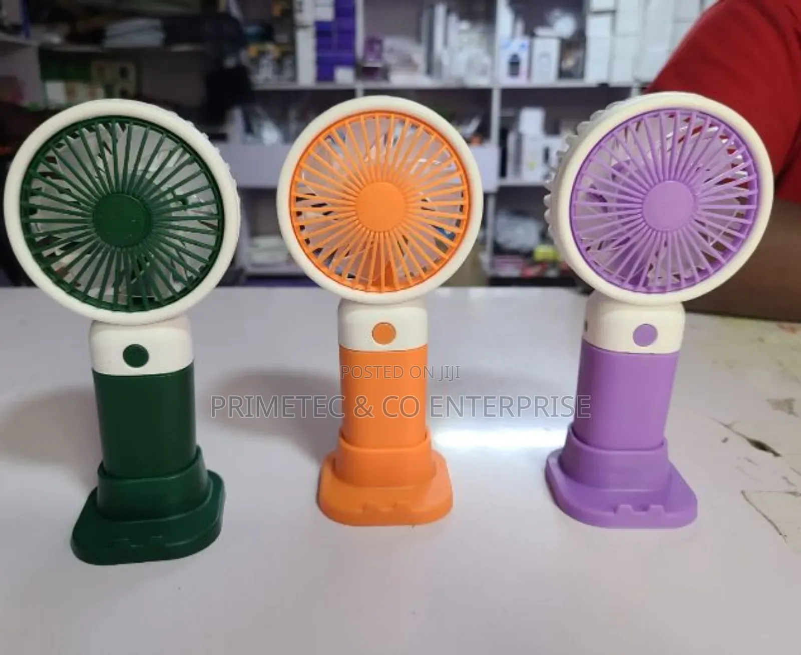 Portable Cartoon Fruit Mini Handheld Fan.