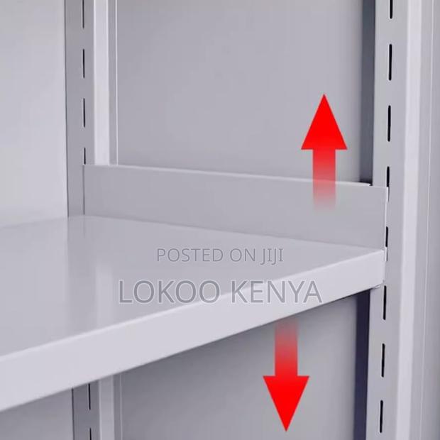 Office Cabinet : Tall Metal Office Storage Cabinet - thumbnail 6