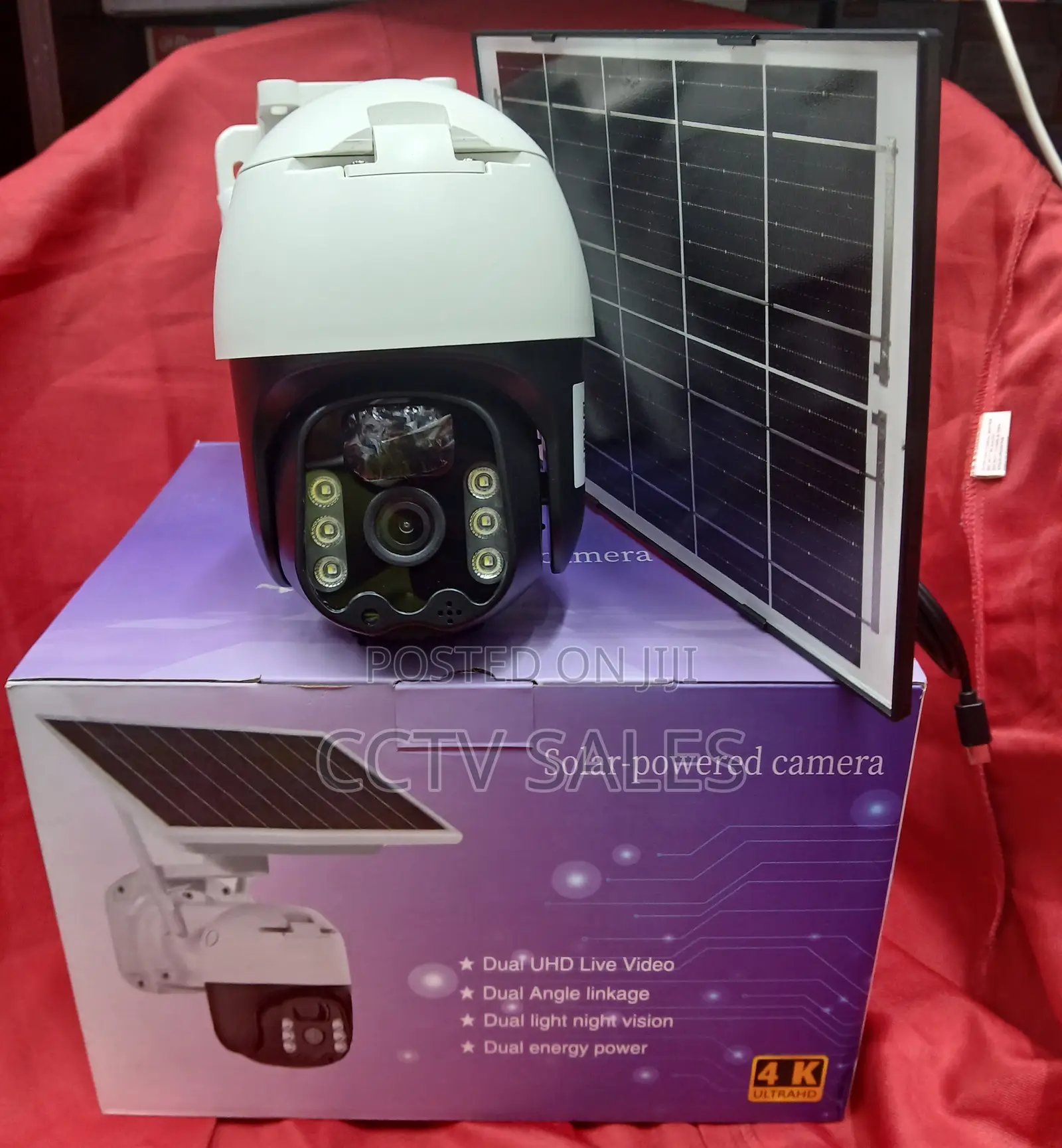Ultra Remote Pickup Wifi Solar Powered CCTV Camera With Night Vision