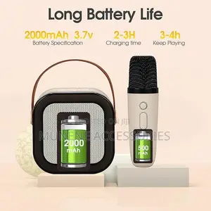 Portable Bluetooth Karaoke Speaker Wireless Microphone