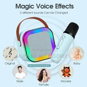 Portable Bluetooth Karaoke Speaker Wireless Microphone