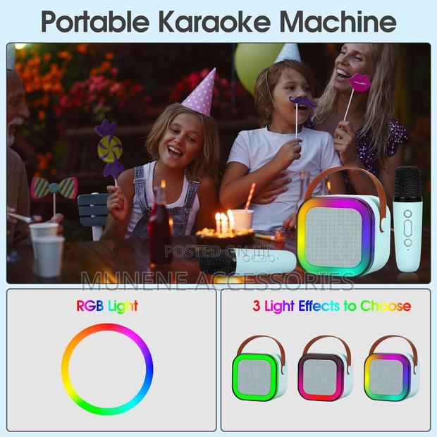 Portable Bluetooth Karaoke Speaker Wireless Microphone - thumbnail 6