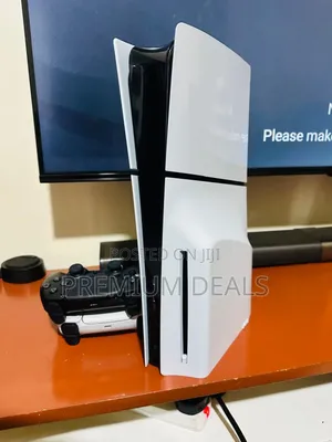 On Offer Ps5 Slim With Black and White Controllers.