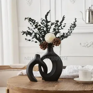 Geometric Shape Nordic Flower Vase 2in1