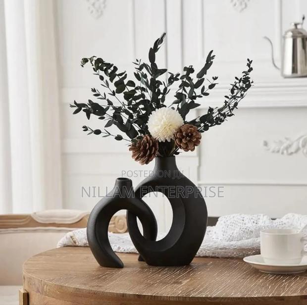 Geometric Shape Nordic Flower Vase 2in1 - thumbnail 2