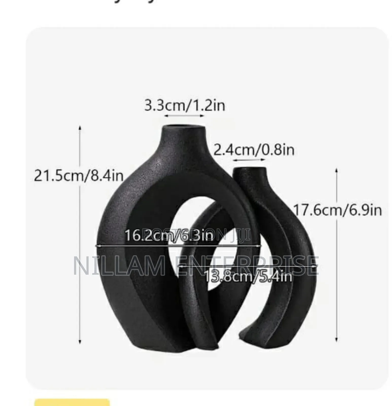Geometric Shape Nordic Flower Vase 2in1