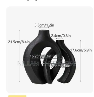Geometric Shape Nordic Flower Vase 2in1