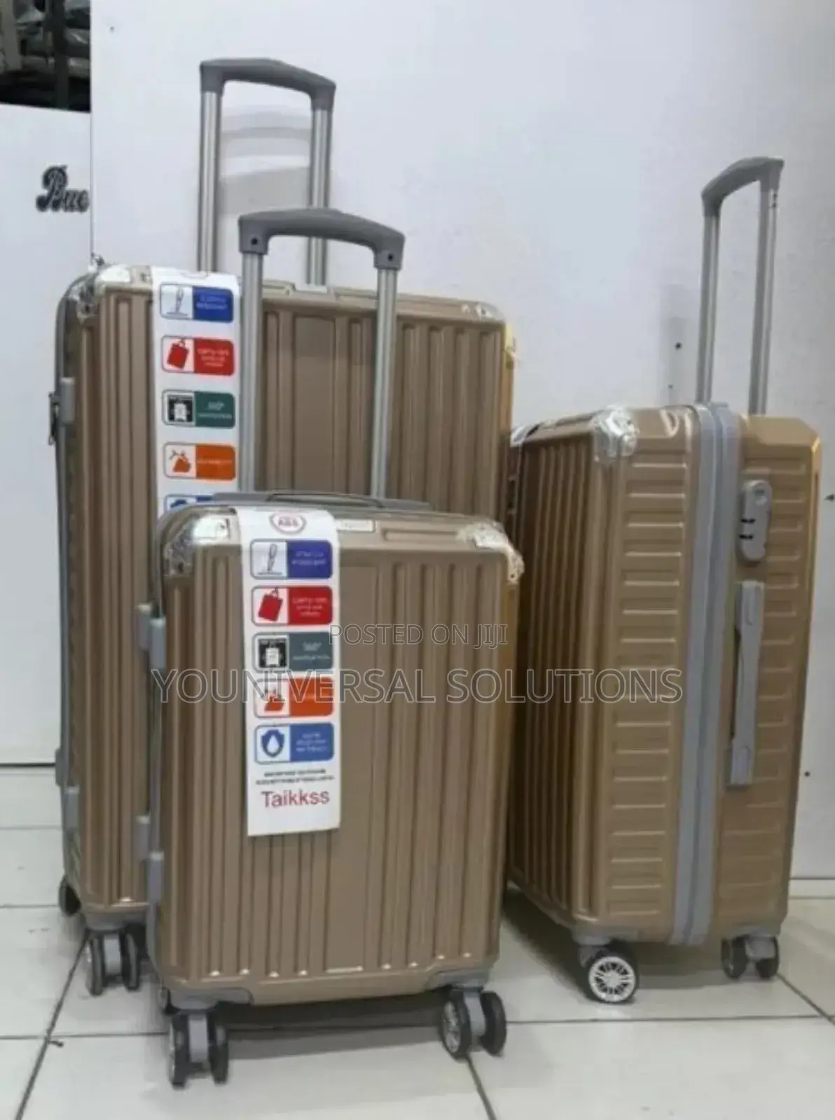 3 in 1 Fibre Laxurious Suitcase Briefcase Travel Bag