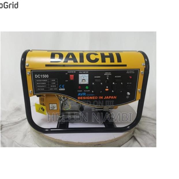 Daichi Japan Dc1500 1.2kw Manual Start Petrol Generator