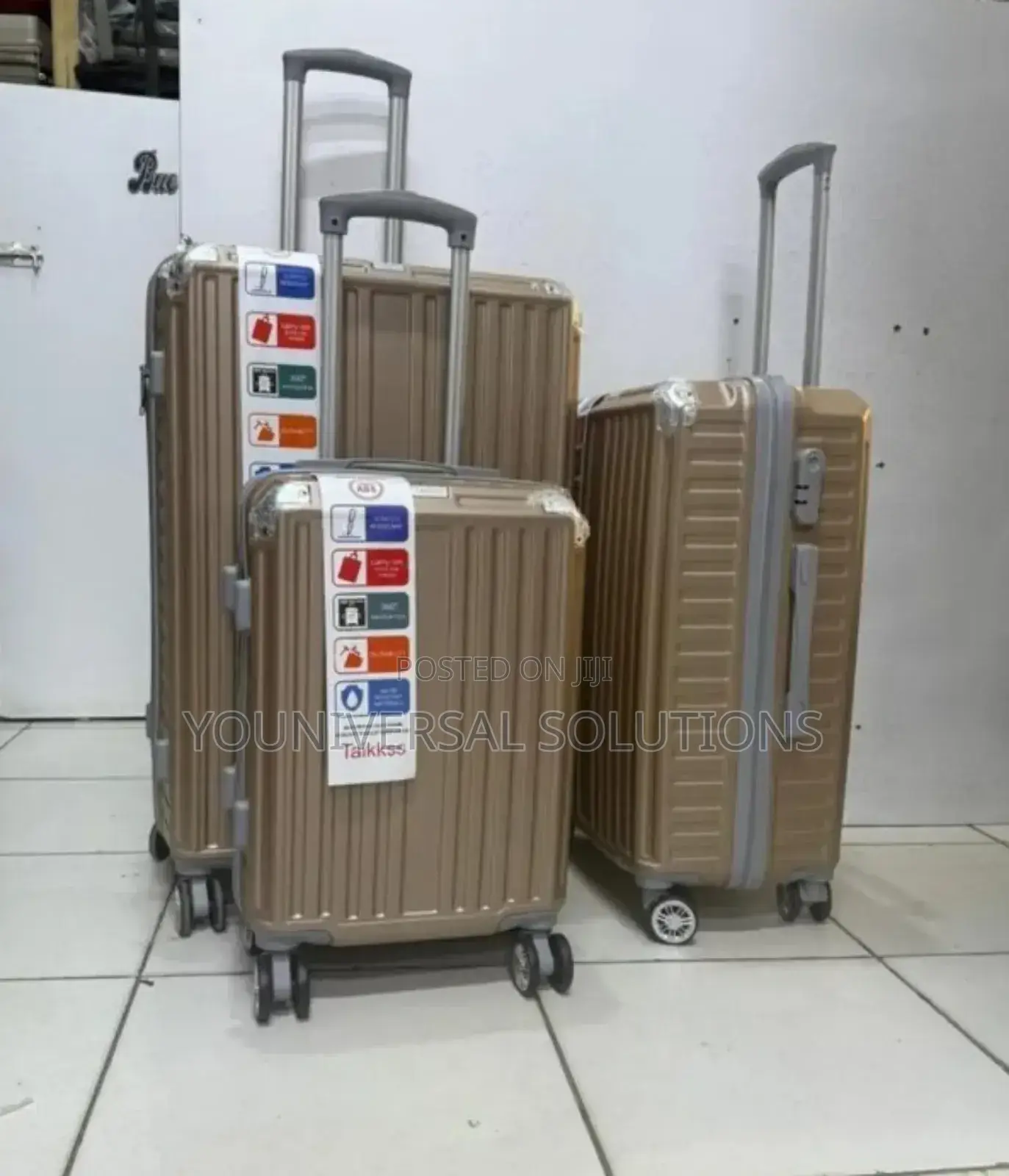3 in 1 Fibre Laxurious Suitcase Briefcase Travel Bag