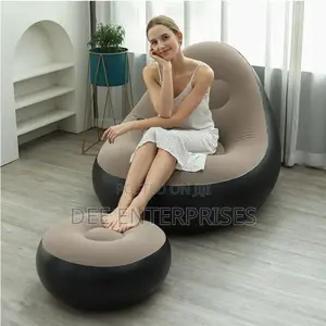 Inflatable Lazy Sofa With Foot Step