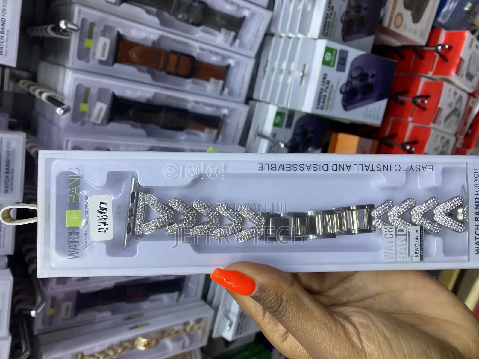 Wendy Bling Metal Bracelet Apple Watch 42 44 45 46 49mm Fancy Straps