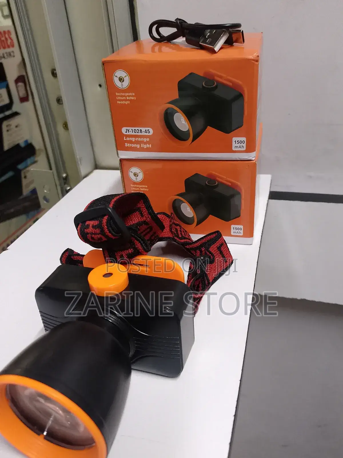 Waterproof Hiking Headlight/Headlamp Rechargeable Type C Charging
