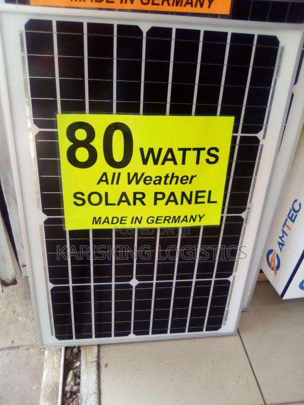 80watts Monocrystalline Panel - main view