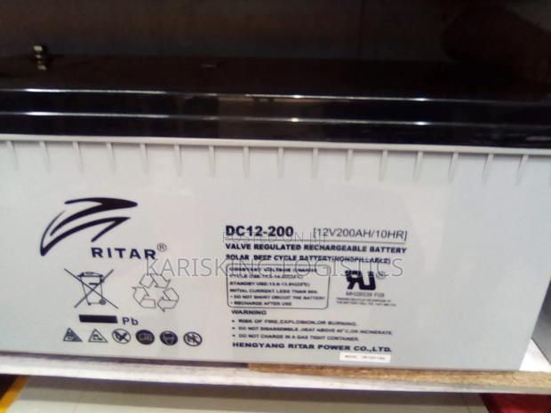 Ritar 200ah Solar Battery - main view