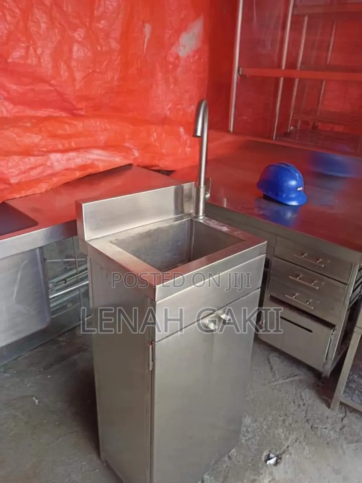 Hand Washing Sink Kneel Operated